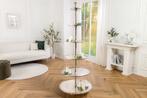 Design XXL Etagère ABSTRACT 180cm zilverkleurig metaal met, Huis en Inrichting, Woonaccessoires | Vazen, Ophalen of Verzenden