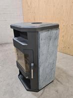 MOOIE SPEKSTEEN HOUTKACHEL MAX 8 KW, Ophalen, Gebruikt, Houtkachel, Vrijstaand