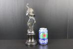 Buste, Art Nouveau floral lady bust. - 30 cm - Marmer,, Antiek en Kunst