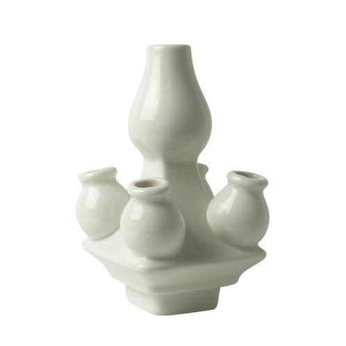 SALE: -17% Heinen Delfts Blauw Tulpenvaas (top) Stapelgekte, Huis en Inrichting, Woonaccessoires | Vazen, Wit, Nieuw, Overige materialen