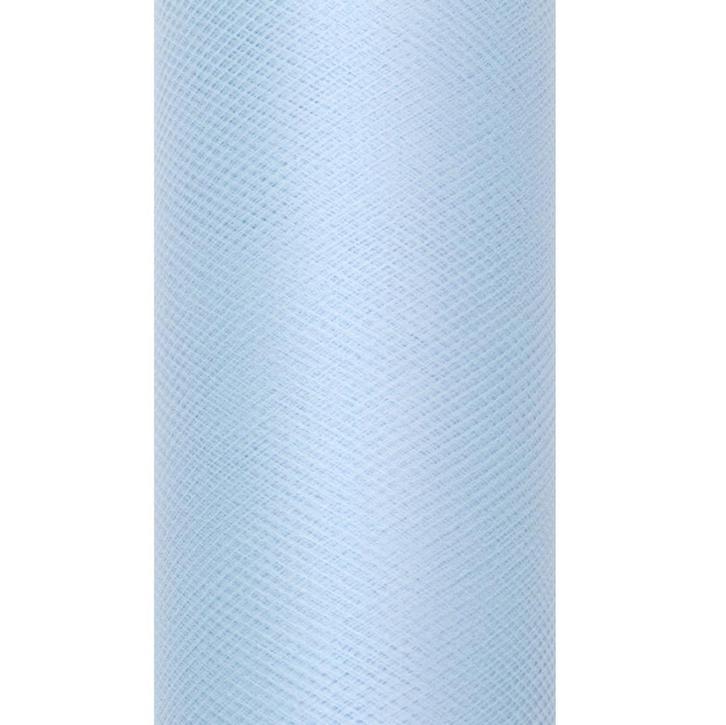 Lichtblauwe Tule Rol 50cm 9m, Hobby en Vrije tijd, Feestartikelen, Nieuw, Verzenden