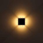 2dekans | Globo - wandlamp - Saidy - zwart - metaal - LED -, Huis en Inrichting, Lampen | Wandlampen, Ophalen of Verzenden, Zo goed als nieuw