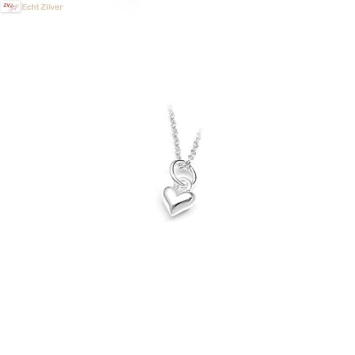 925 Zilveren hart ketting, Sieraden, Tassen en Uiterlijk, Kettingen, Nieuw, Verzenden
