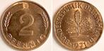2 Pfennig Duitsland 2 Pfen 1971d auf 5 Pfennig Rohlinggep..., Verzenden