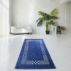 Moderne blauwe Gabbeh - Vloerkleed - 147 cm - 90 cm -, Nieuw