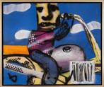 Herman Brood | Origineel Schilderij: Motorman