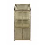 *WOONWINKEL* Dutchbone Monviso IJzeren Vitrinekast Vintage G, Huis en Inrichting, Kasten | Wandmeubels, Verzenden, Nieuw