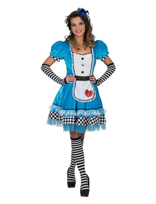 Alice In Wonderland Jurk Dames, Kleding | Dames, Carnavalskleding en Feestkleding, Nieuw, Ophalen of Verzenden