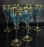 Artemisia - Wijnglas - Kristal, oro 24kt - Set van zes, Antiek en Kunst