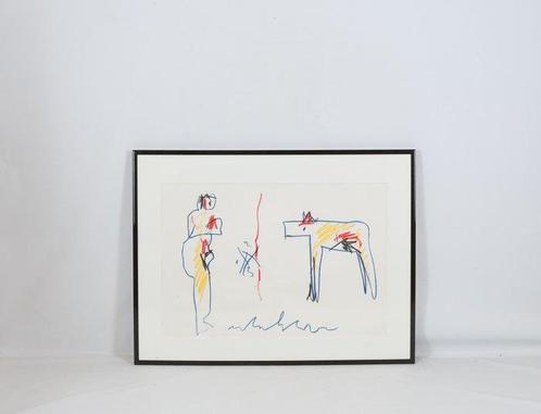 Anton Heyboer (1924-2005) - Man en Hond, Antiek en Kunst, Kunst | Schilderijen | Modern