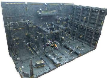 Base Hangar diorama Gundam Transformers of andere sci-fi beschikbaar voor biedingen