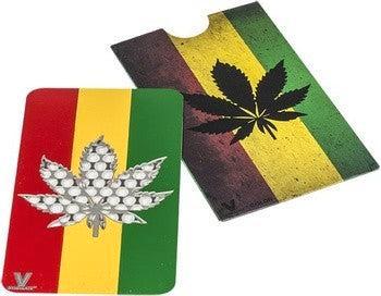 Card Kruidengrinder - Rasta Leaf, Verzamelen, Rookartikelen, Aanstekers en Luciferdoosjes, Nieuw, Ophalen of Verzenden