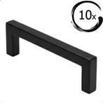 10X Handgreep Zwart 160 mm Zwart Dallas, Verzenden, Nieuw