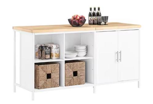 Keukeneiland met Opbergkast en Tafelblad – 170x60 cm, Huis en Inrichting, Keuken | Keukenelementen, Nieuw, Verzenden
