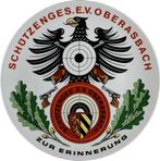 Weißer Porzellanteller mit Farbdekor ohne Jahr Schuetzenm.., Verzenden