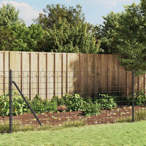 vidaXL Draadgaashek 1x25 m gegalvaniseerd staal, Tuin en Terras, Schuttingen, Nieuw, IJzer, 1 tot 2 meter, Verzenden