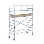 ALX rolsteiger 90 x 4,2m WH met voorloopleuning, Doe-het-zelf en Verbouw, Steigers, Verzenden, Nieuw, Rolsteiger of Kamersteiger