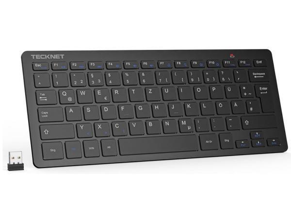 Veiling - TECKNET Draadloos Mini Toetsenbord en Muis, Ultrad, Computers en Software, Toetsenborden