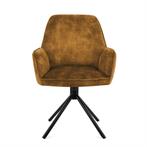 Eetkamerstoel Noah Cognac, Huis en Inrichting, Stoelen, Ophalen of Verzenden, Nieuw