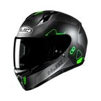 HJC C10 Aspa - Grijs/Groen, Nieuw met kaartje, Verzenden, HJC, Integraalhelm