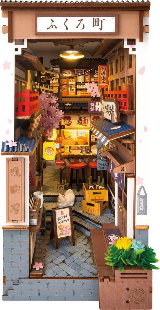 Robotime Sakura Wine Alley modelbouw DIY Miniatuur Knutselen, Hobby en Vrije tijd, Modelbouw | Overige, Nieuw, Verzenden
