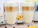 Premium Latte Macchiato glazen - 2 Stuks, Nieuw, Verzenden