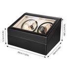Watch Winder 4+6 – Automatische PU-Leren Horlogedoos, Huis en Inrichting, Woonaccessoires | Kisten, Verzenden, Nieuw