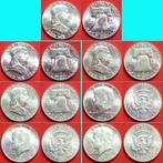 Verenigde Staten. Lot of 7 x .900 Silver Half Dollars