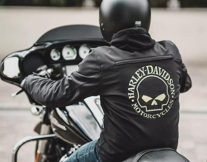 Harley-Davidson Reflective Skull 3-in-1 SoftShell CE Riding, Motoren, Kleding | Motorkleding, Jas | textiel, Dames, Heren, Nieuw met kaartje