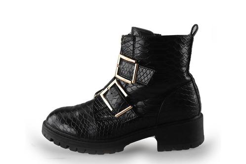 Dolcis Biker boots in maat 36 Zwart | 10% extra korting, Kleding | Dames, Schoenen, Zwart, Zo goed als nieuw, Overige typen, Verzenden