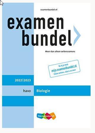 Examenbundel havo Biologie 20222023 9789006639599, Boeken, Studieboeken en Cursussen, Zo goed als nieuw, Verzenden