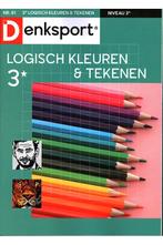 Denksport Logisch Kleuren en Tekenen - 61 2024, Boeken, Nieuw, Sport en Vrije tijd, Verzenden