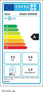 Duux North 12K BTU/u Grijs - Smart Mobiele Airco - Mobiele, Verzenden, Zo goed als nieuw