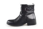 Nelson Biker boots in maat 39 Zwart | 10% extra korting, Verzenden, Zwart, Overige typen, Zo goed als nieuw
