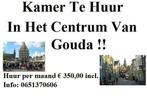 Kamer Te Huur in Gouda vanaf € 435,00 incl. p/mnd., Huizen en Kamers, Minder dan 20 m²