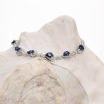 Zonder minimumprijs - Armband Verguld Saffier - Topaas - 18k, Nieuw