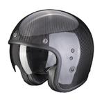 Scorpion Belfast Carbon Evo Solid Zwart Jethelm, Motoren, Jethelm, XXL, Nieuw met kaartje, Overige merken