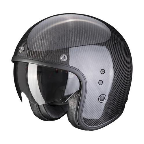 Scorpion Belfast Carbon Evo Solid Zwart Jethelm, Motoren, Kleding | Motorhelmen, Jethelm, Heren, XXL, Nieuw met kaartje, Overige merken