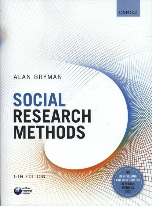Social Research Methods 9780199689453, Boeken, Studieboeken en Cursussen, Zo goed als nieuw, Verzenden