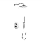 Royal inbouw regendouche set chroom met muursteun KORTING, Doe-het-zelf en Verbouw, Ophalen of Verzenden, Nieuw, Rvs, Douche