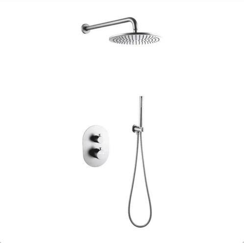 Royal inbouw regendouche set chroom met muursteun KORTING, Doe-het-zelf en Verbouw, Sanitair, Douche, Nieuw, Rvs, Ophalen of Verzenden