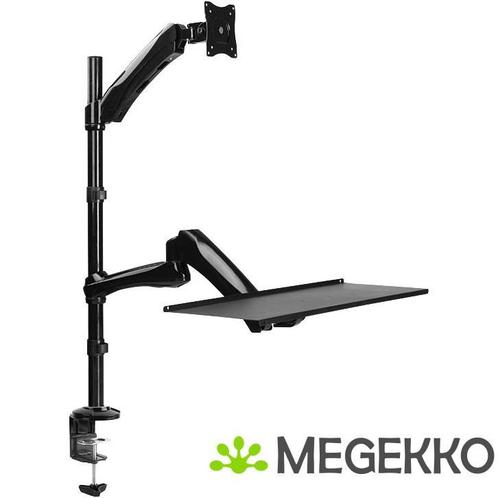 LogiLink BP0030 27  Klem Zwart flat panel bureau steun., Computers en Software, Monitoren, Nieuw, Verzenden