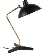 Dutchbone Bureaulamp Devi - Zwart, Huis en Inrichting, Verzenden, Nieuw