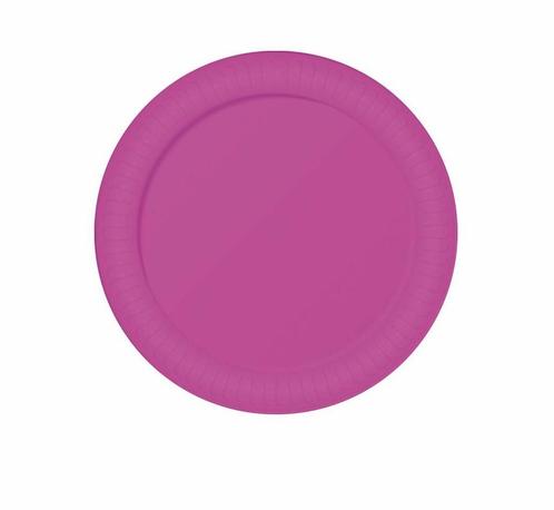 Fuchsia Borden 23cm 6st, Hobby en Vrije tijd, Feestartikelen, Nieuw, Verzenden