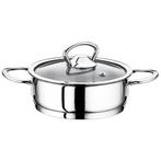 GGM Gastro | Mini RVS kookpan met deksel - Ø | MKDO10, Verzenden, Nieuw