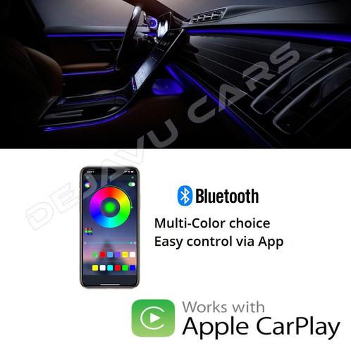 Auto Sfeerverlichting Ambient Multi-Kleur + App Control, Auto diversen, Tuning en Styling, Ophalen of Verzenden