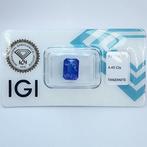 Zonder minimumprijs - 1 pcs Violet, Blauw Tanzaniet - 4.45, Sieraden, Tassen en Uiterlijk, Edelstenen, Nieuw