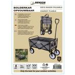 Benson Opvouwbare bolderkar - 80 kg draagvermogen - 91 x..., Ophalen of Verzenden, Nieuw