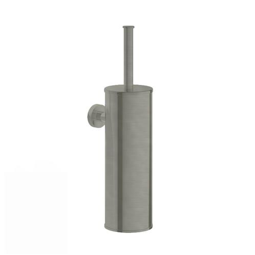 Toiletborstelgarnituur Hotbath Cobber Wandmodel Geborsteld, Doe-het-zelf en Verbouw, Sanitair, Bad, Nieuw, Chroom, Ophalen of Verzenden