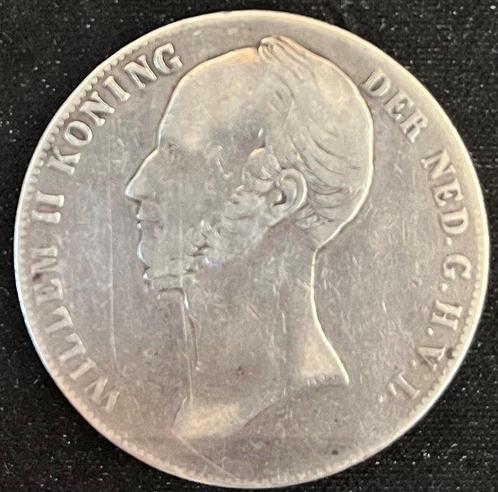 Nederland. Willem II. 2 1/2 Gulden 1844 (Zonder, Postzegels en Munten, Munten | Nederland